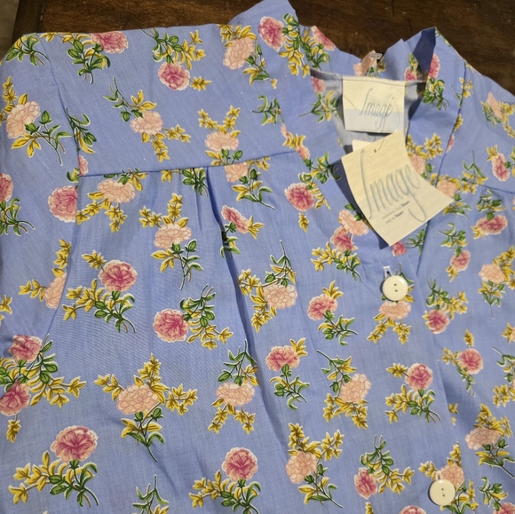 New SEARS House Dress - Nightgown Sleepware Sz 1XL Button Up Pockets NWT - Picture 9 of 9